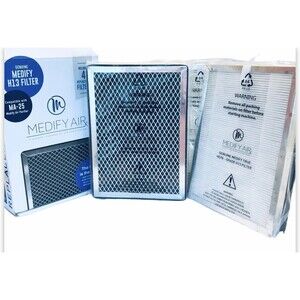 MA-25 H13 True‎ HEPA Replacement Filter 3 Pack Compatible with Medify MA-25